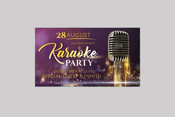 In Hoa Long nhận thiết kế và in ấn mẫu card visit karaoke chất lượng
