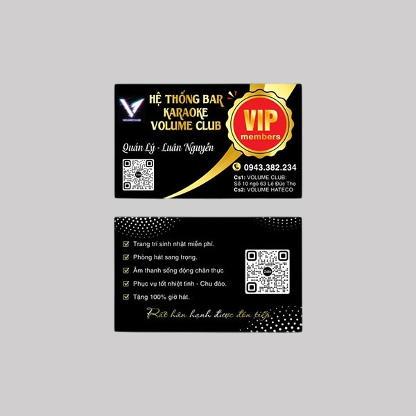In Hoa Long nhận thiết kế và in ấn mẫu card visit karaoke lấy ngay