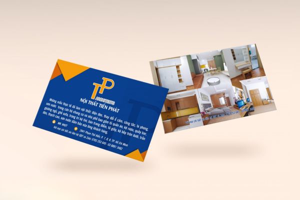 Mẫu card visit nội thất đẹp, chất lượng cao tại Hà Nội
