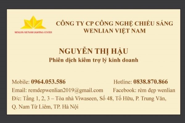 In Hoa Long nhận thiết kế và in ấn mẫu card visit rèm cửa chất lượng