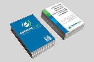 In Hoa Long nhận thiết kế và in ấn Mẫu card visit trung tâm anh ngữ cao cấp