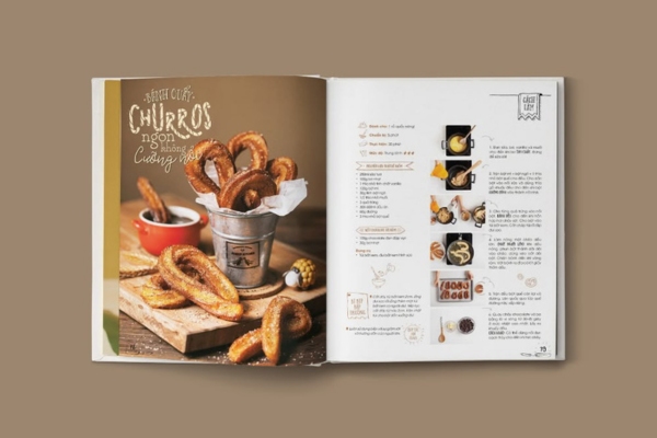 Mẫu catalogue bánh kẹo tập trung vào sản phẩm