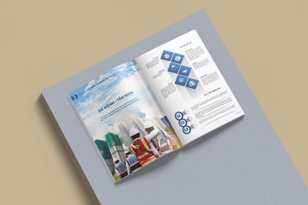 Mẫu catalogue giới thiệu dịch vụ chuyên biệt của công ty xây dựng