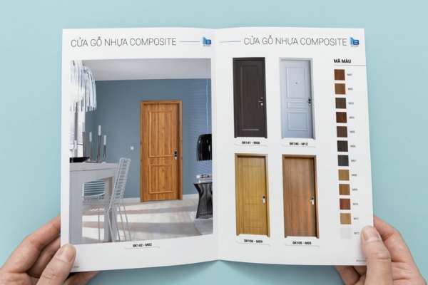Mẫu catalogue cửa chống cháy thu hút khách hàng
