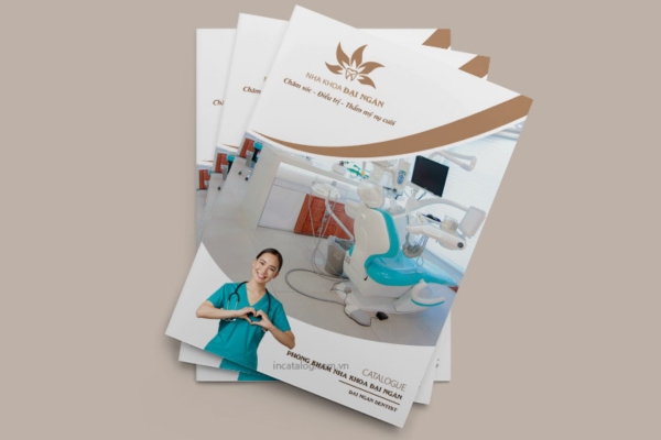 Mẫu catalogue nha khoa ấn tượng