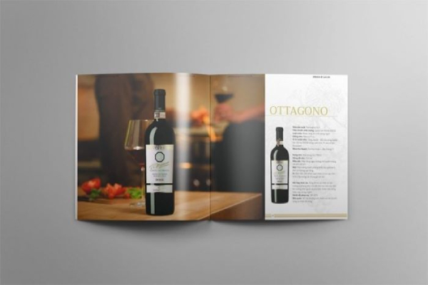 In Hoa Long nhận thiết kế và in ấn mẫu catalogue rượu vang giá rẻ