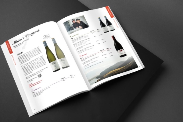 In Hoa Long nhận thiết kế và in ấn mẫu catalogue rượu vang lấy ngay