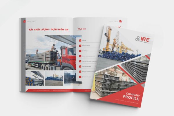 Mẫu catalogue công ty thép đẹp, chất lượng cao tại Hà Nội