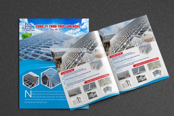 Mẫu catalogue công ty thép đẹp, chất lượng cao tại Hà Nội