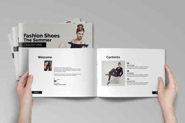 IN Hoa Long thiết kế và in ấn mẫu catalogue thời trang giày cao gót