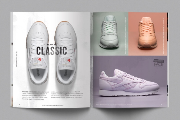 In Hoa Long nhận thiết kế và in ấn mẫu catalogue thời trang giày sneaker