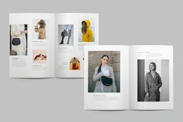 IN Hoa Long nhận thiết kế và in ấn mẫu catalogue thời trang sang trọng