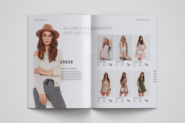 In Hoa Long nhận thiết kế và in ấn mẫu catalogue thời trang theo yêu cầu