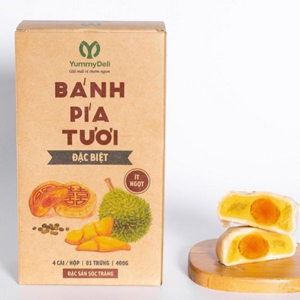 In hộp giấy đựng bánh pía giá rẻ, thiết kế theo yêu cầu