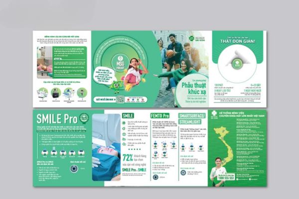 Mẫu brochure bệnh viện đẹp, thiết kế chuyên nghiệp
