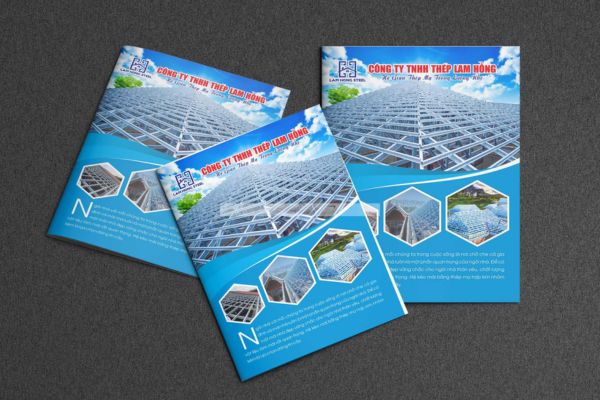 Mẫu catalogue công ty thép đẹp, chất lượng cao tại Hà Nội