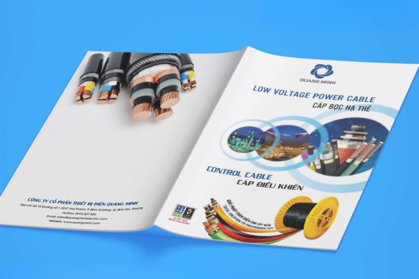 Mẫu catalogue thiết bị điện đẹp, chuyên nghiệp, chất lượng tại Hà Nội