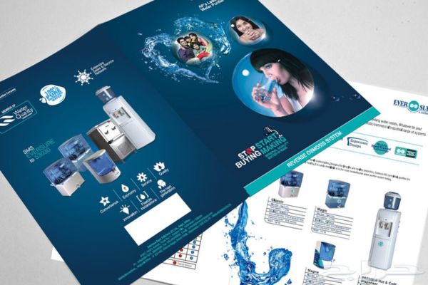 Mẫu tờ rơi máy lọc nước giá rẻ, thiết kế theo yêu cầu