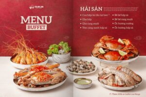 IN Hoa Long nhận thiết kế và in ấn mẫu menu hải sản cao cấp