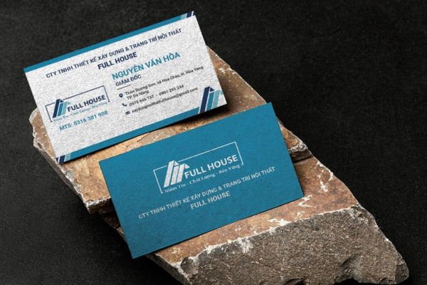 Mẫu card visit nội thất đẹp, chất lượng cao tại Hà Nội