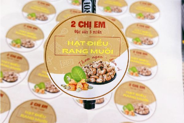 Mẫu tem hạt điều đẹp, giá rẻ, chất lượng cao