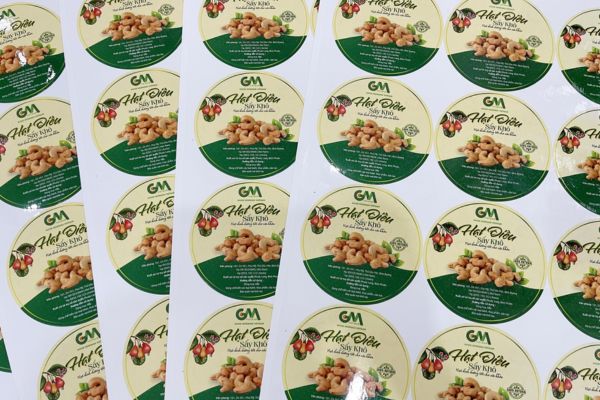 Mẫu tem hạt điều đẹp, giá rẻ, chất lượng cao