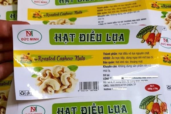 Mẫu tem hạt điều đẹp, giá rẻ, chất lượng cao