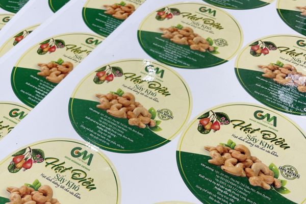 Mẫu tem hạt điều đẹp, giá rẻ, chất lượng cao