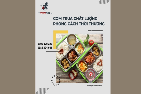 Mẫu tờ rơi cơm văn phòng đẹp thu hút
