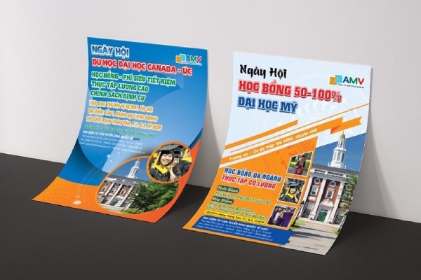 In Hoa Long nhận thiết kế và in ấn mẫu tờ rơi giáo dục theo yêu cầu