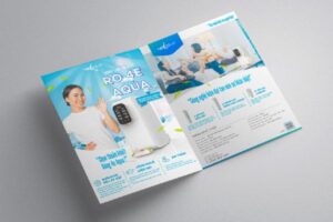 Mẫu tờ rơi máy lọc nước giá rẻ, thiết kế theo yêu cầu