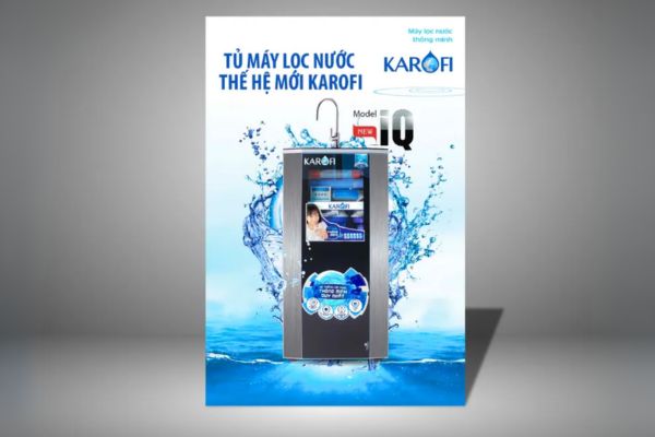 Mẫu tờ rơi máy lọc nước giá rẻ, thiết kế theo yêu cầu