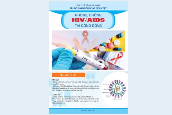 Mẫu tờ rơi phòng chống hiv nâng cao ý thức cộng đồng