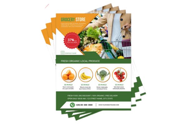 Mẫu tờ rơi siêu thị đẹp, thiết kế theo yêu cầu tại Hà Nội