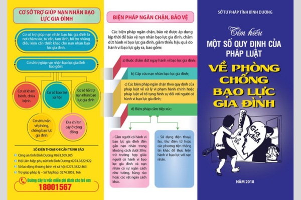 Mẫu tờ rơi tuyên truyền pháp luật về bạo lực gia đình