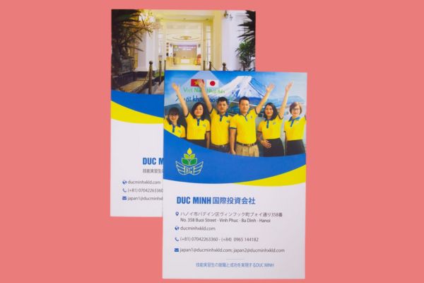 Mẫu tờ rơi xklđ đẹp, thiết kế theo yêu cầu tại Hà Nội