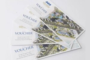 In Hoa Long nhận thiết kế và in mẫu voucher du lịch cao cấp