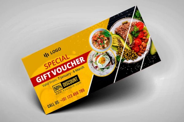 Mẫu voucher nhà hàng giá rẻ, mẫu đẹp tại Hà Nội