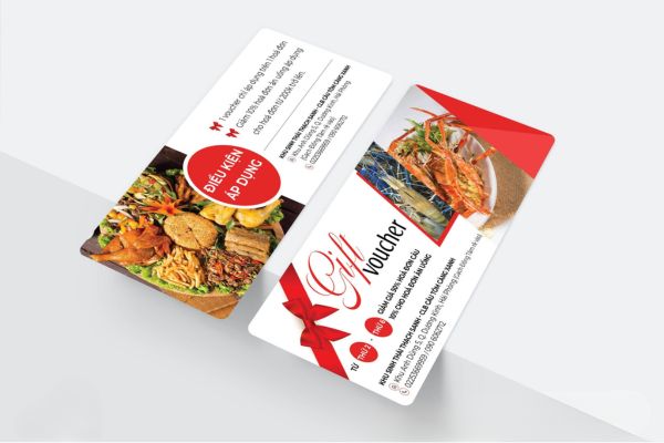Mẫu voucher nhà hàng giá rẻ, mẫu đẹp tại Hà Nội