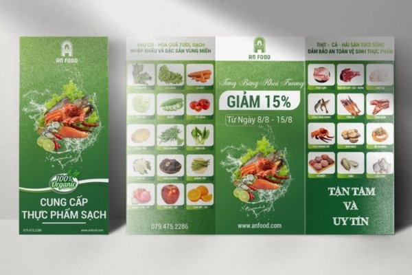 Thiết kế mẫu brochure trái cây hiệu quả