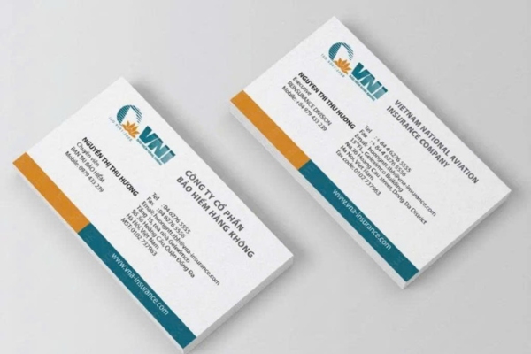 Thiết kế card visit bảo hiểm đẹp đúng chuẩn