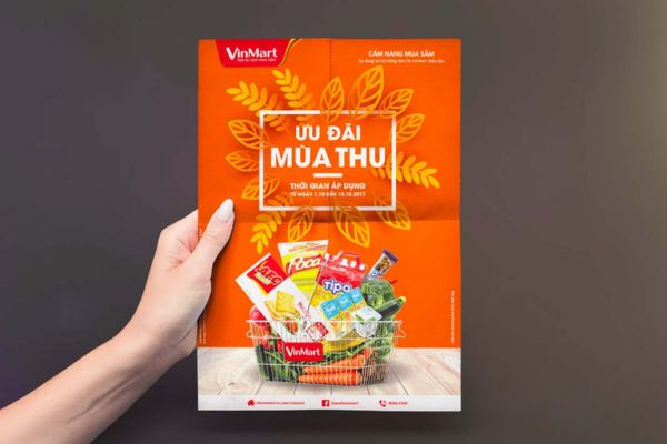 Mẫu tờ rơi siêu thị đẹp, thiết kế theo yêu cầu tại Hà Nội