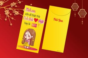 11+ Mẫu bao lì xì màu vàng đẹp, sang trọng