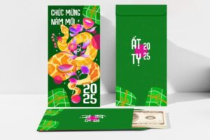 15+ Mẫu bao lì xì bánh chưng đẹp độc đáo