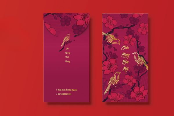 Mẫu bao lì xì sang trọng giá rẻ, sang trọng