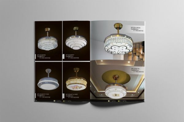 Mẫu catalogue đèn trang trí đẹp, chất lượng cao tại Hà Nội