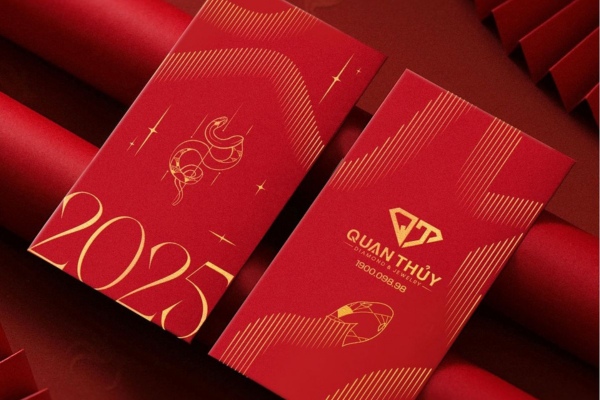 Sử dụng giấy couche để in bao lì xì