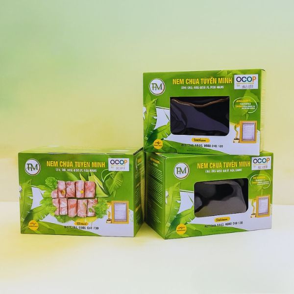 In hộp giấy đựng nem chua giá rẻ tại Hà Nội