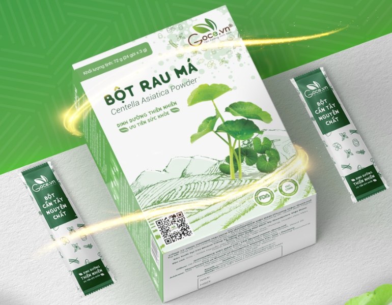In hộp bột rau má chuyên nghiệp tạo sự tin cậy