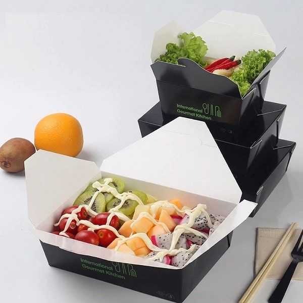 In hộp giấy đựng salat giá rẻ, thiết kế theo yêu cầu